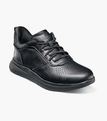 Fleet Jr. Boys Perf Toe Elastic Lace Sneaker