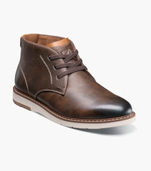 Vibe Jr. Boys Elastic Lace Plain Toe Chukka Boot