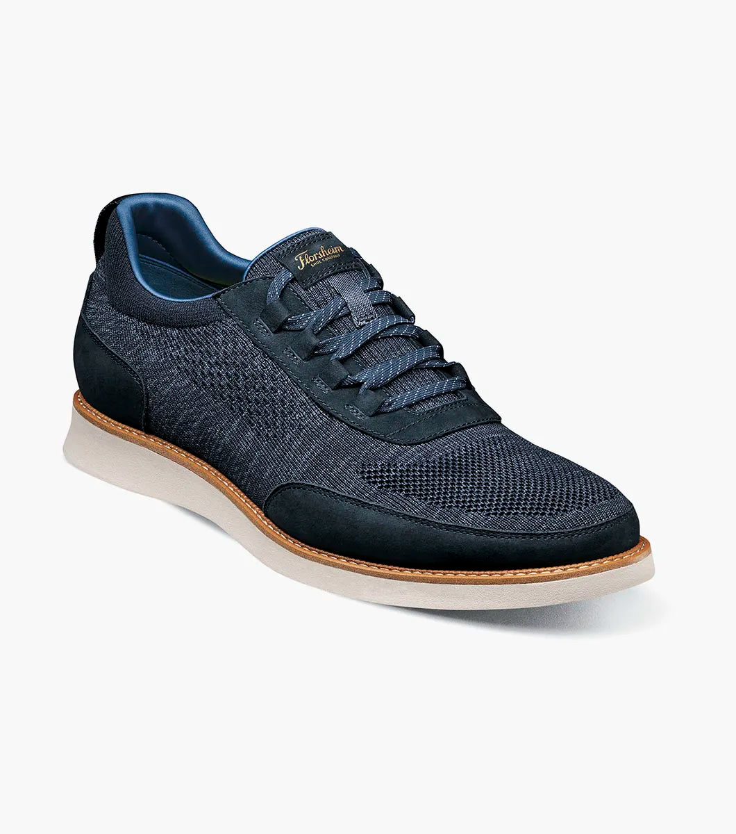 Launch Knit Elastic Lace Moc Toe Slip On