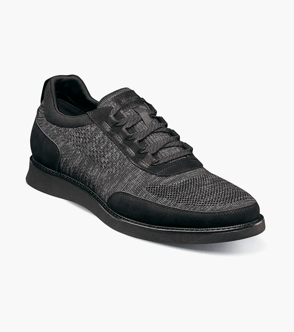 Launch Knit Elastic Lace Moc Toe Slip On
