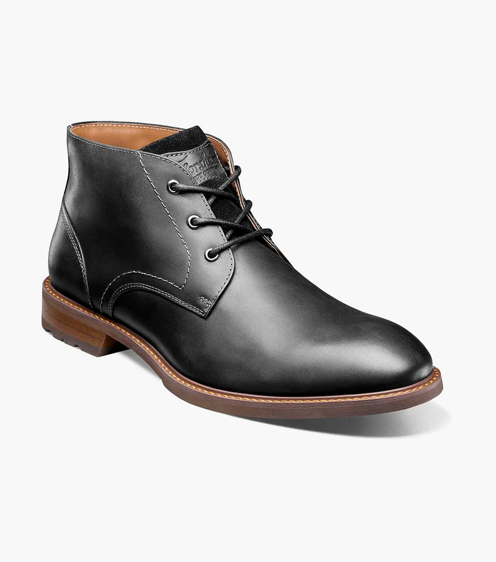 Lodge Plain Toe 3-Eye Chukka Boot